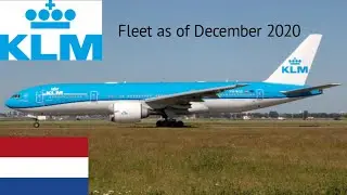 KLM Fleet as of December 2020