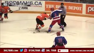 Oshawa 88's Frank Littlejohn's hat trick