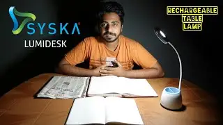Syska SSK-TL-8608L Rechargeable Table Lamp | Syska Lumidesk study lamp