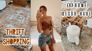 Thrift Shopping For The House & Home Decor Haul (thrifted, Ikea, Wayfair, Homesense)