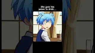 She gave him poison to drink 🤯 #anime #shorts