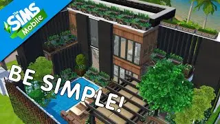 Building a suburban house - 215 DRIVE | Speed Build | The Sims Mobile