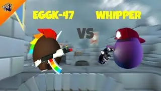EGGK 47 VS WHIPPER Shell Shocker Gameplay 😍🔫🍳!!