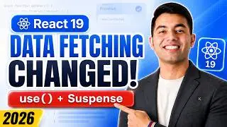 React 19 Changed How We Fetch Data! 🔥 use() + Suspense Explained