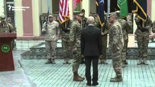 U.S. General Nicholson Assumes Command Of Forces In Afghanistan