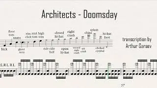 Architects - Doomsday - Ноты, разбор песни