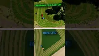 Real Life vs Farming Simulator #shrts #meme #automobile #farmingsimulator #farmsim #fs22