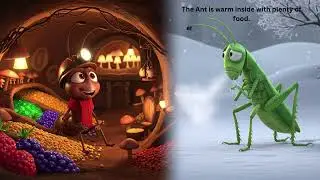 The Ant and the Grasshopper | எறும்பும் வண்டும் | Tamil Moral Story for Kids | Pixar 3D Animation