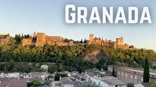 Sunset on La Alhambra in Granada, Spain!