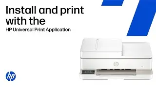 Install and print with the HP Universal Print Application | HP printers | HP Support