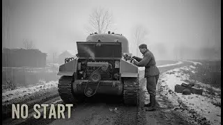 Engine Dies, M4A2 Sherman Tank Crew Trapped under fire in WW2