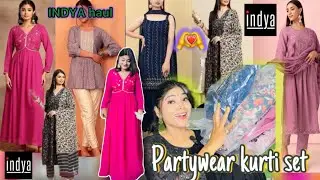Partywear kurti sets from Indya✨|| Affordable Indya haul ||​⁠​⁠​⁠@houseofindya6621