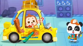 Little Panda's Auto Repair Shop | Play Fun Car Repair | Design Car Styling | Babybus Gameplay Video