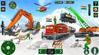 Snow excavator construction simulator 2022 simulator games