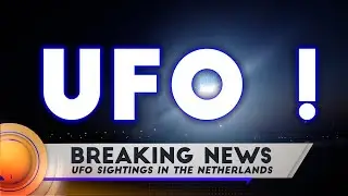 👽 UFO SIGHTING in the Netherlands ? 🛸 DRONE FANATICS sunset meeting.🪐