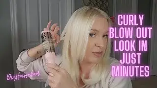 Easy Blow Out Curls | Thermal Styling Brush Tutorial
