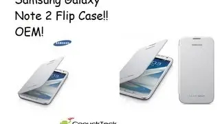 Samsung Galaxy Note 2 OEM Flip Case Review