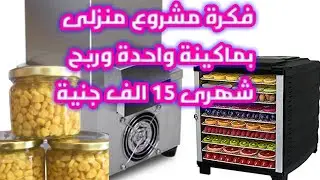 فكرة مشروع منزلى جديد بماكينة واحدة وارباح 15 الف جنية شهريا