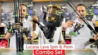 Lucana Lava Spin Rod Combo Setup || 9811233336