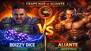 Craps War at Aliante | Bdizzy Dice vs The Boss