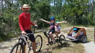 Adams Trail-A-Bike Tandem Trailer Review