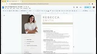Google Docs Resume Template/CV Template  - 3. Pages - How to remove/delete