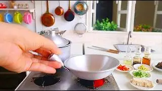 RELAXING SOUND SAUSAGE & Fried Rice TOY Kitchen REAL ASMR Cooking सॉसेज और चावल salsicha