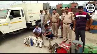 Illegal Liquor factory in Chaprola Industrial Area raided by Noida Police