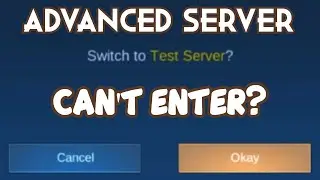 THE REASONS WHY YOU CAN'T ENTER IN THE ADVANCED SERVER