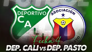🟢DEPORTIVO CALI VS PASTO, FECHA 4, LIGA BETPLAY &iexcl;Con&eacute;ctate YA!