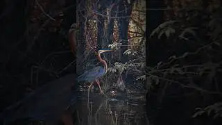 ʙɪɴᴏᴄᴜʟᴀʀ + ᴍᴏʙɪʟᴇ =🔝Purple Heron●નડી બગલો #birds #shortvideo #wildlife  #photography #viralshorts