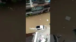 Typhoon +10 in macau ( pralay) biggest typhoon recorded after  20 years