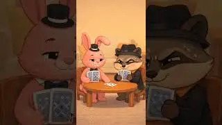 Poker face? Not even close 😄#UppySideUp #SilentAnimation #CuteAnimation #PokerFace #VisualComedy