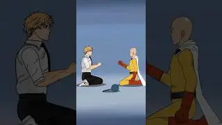 Saitama vs Denji rock, paper, scissors