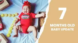 7 months old baby milestone and development &bull; food theme pictorial