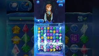 Disney Frozen Free Fall Games - Level 10 gameplay cute match 3 logic puzzle casual mobile game