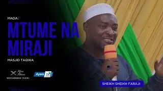 🔴#Live KIPINDI CHA MJUE MTUME-MASJID TAQWA, MWANANYAMALA-NA SHEIKH SHEIKH  FARAJI - 1.1.2026