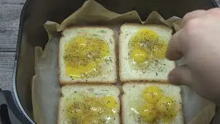 Quail Egg Sandwich / Air Fryer Recipe