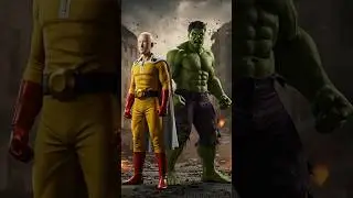 Saitama & Hulk AI Fusion 👊💥 Hybrid Punch Hulk! #OnePunchMan #Marvel #hybrid #fusion #Saitama #Hulk
