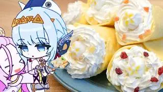 Айно и Инеффа готовят вместе! Лучшие &laquo;Крумкаке с ягодами лакка&raquo;【Genshin Food】