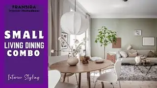 Small Living Room Dining Room Combo Design Ideas #scandinavianstyle
