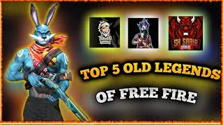TOP 5 OLD LEGENDS OF FREE FIRE😲IN INDIAN SERVER UNKNOWN OLDEST LEGEND GAREENA FREE FIRE #gamersraban