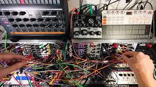 Modular synthesizer beat | live recording, November 2025 | Doepfer, Drumbrute, Benidub