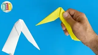 DIY-How to make a folding knife out of A4 paper 