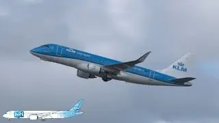 NH Airtime S01E06(NL) | KLM Cityhopper Embraer 175+
