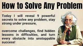 How to Solve Any Problem in Life 🔥  9 Secrets to Stay Strong & Positive  Graded Reader ✅