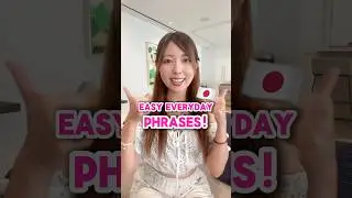 Easy everyday Japanese phrases!🇯🇵