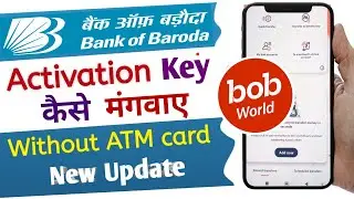 how to get activation key in bob world without debit card | bob world activation key kaise banaye