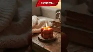 Unlock the Deal 🔥 3 Bubble Candles at Just ₹199 | Aesthetic & Affordable Candles