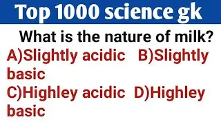 Science gk //one liner science gk //science gk in english //part -3